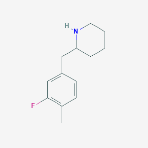 2-(3-Fluoro-4-methyl-benzyl)-piperidine