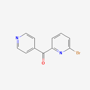 (6-Bromopyridin-2-YL)(pyridin-4-YL)methanone