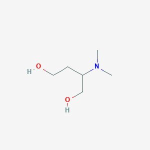 molecular formula C6H15NO2 B162886 2-(Dimethylamino)butane-1,4-diol CAS No. 131426-06-7