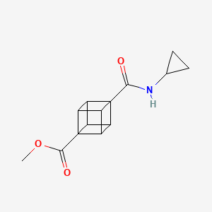 Methyl 4-(N-cyclopropylaminocarbonyl)cubanecarboxylate