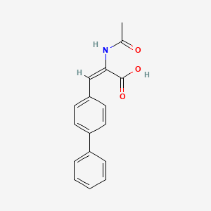 (2E)-2-Acetamido-3-([1,1'-biphenyl]-4-yl)prop-2-enoic acid