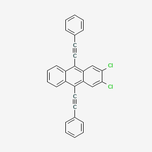2,3-Dichloro-9,10-bis(phenylethynyl)anthracene