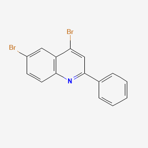 molecular formula C15H9Br2N B1628867 4,6-Dibromo-2-phenylquinoline CAS No. 860198-56-7