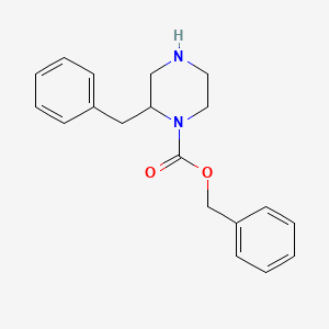 Benzyl 2-benzylpiperazine-1-carboxylate