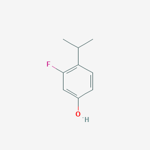 molecular formula C9H11FO B1628875 Phenol, 3-fluoro-4-(1-methylethyl)- (9CI) CAS No. 479255-14-6