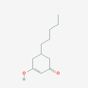 molecular formula C11H18O2 B1628888 3-Hydroxy-5-pentylcyclohex-2-enone CAS No. 58016-29-8