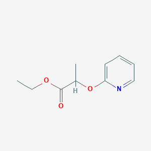 B1628900 2-(Pyridin-2-yloxy)-propionic acid ethyl ester CAS No. 864684-81-1