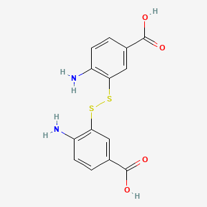 molecular formula C14H12N2O4S2 B1628904 3,3'-Dithiobis(4-aminobenzoic acid) CAS No. 102449-89-8