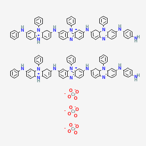 Phenazinium, 3-((8-((4-aminophenyl)amino)-10-phenylphenazinium-2-yl)amino)-5-phenyl-7-((10-phenyl-8-(phenylamino)phenazinium-2-yl)amino)-, salt with chromic acid (H2Cr2O7) (2:3)