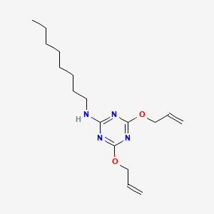 molecular formula C17H28N4O2 B1628915 4,6-Diallyloxy-N-octyl-1,3,5-triazin-2-amine CAS No. 85557-19-3