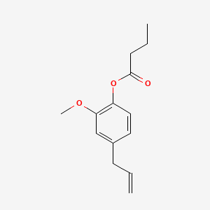 molecular formula C14H18O3 B1628916 4-Allyl-2-methoxyphenyl butyrate CAS No. 65591-12-0
