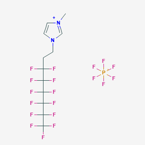 molecular formula C12H10F19N2P B1628923 1-Methyl-3-(3,3,4,4,5,5,6,6,7,7,8,8,8-tridecafluorooctyl)imidazolium hexafluorophosphate CAS No. 313475-50-2