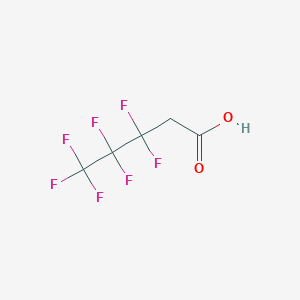 molecular formula C5H3F7O2 B1628928 3,3,4,4,5,5,5-Heptafluoropentanoic acid CAS No. 679-46-9