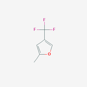 molecular formula C6H5F3O B1628930 2-Methyl-4-(trifluoromethyl)furan CAS No. 26431-54-9