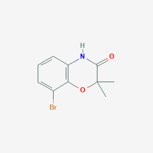 molecular formula C10H10BrNO2 B1628932 8-Bromo-2,2-dimethyl-4H-benzo[1,4]oxazin-3-one CAS No. 688363-73-7
