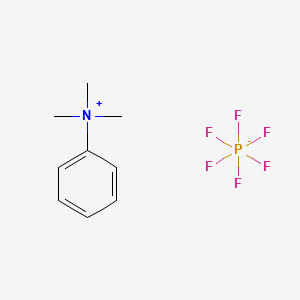 molecular formula C9H14F6NP B1628937 N,N,N-Trimethylanilinium hexafluorophosphate CAS No. 2932-48-1