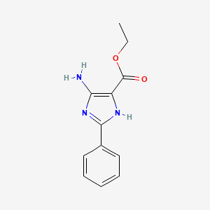 ethyl 4-amino-2-phenyl-1H-imidazole-5-carboxylate