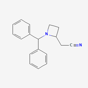 2-(1-Benzhydrylazetidin-2-YL)acetonitrile