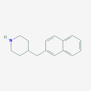 4-[(Naphthalen-2-yl)methyl]piperidine