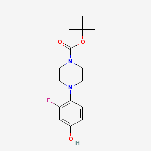 Tert-butyl 4-(2-fluoro-4-hydroxyphenyl)piperazine-1-carboxylate