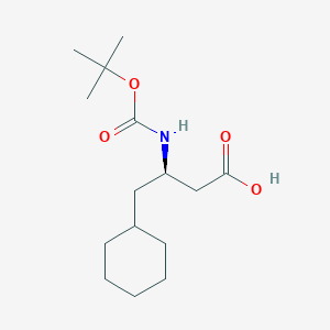 (R)-3-tert-Butoxycarbonylamino-4-cyclohexylbutyric acid