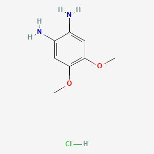 molecular formula C8H13ClN2O2 B1628989 4,5-Dimethoxybenzene-1,2-diamine hydrochloride CAS No. 88580-71-6