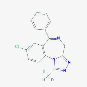8-Chloro-6-phenyl-1-(trideuteriomethyl)-4H-[1,2,4]triazolo[4,3-a][1,4]benzodiazepine