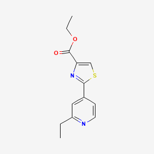 Ethyl 2-(2-ethylpyridin-4-yl)thiazole-4-carboxylate