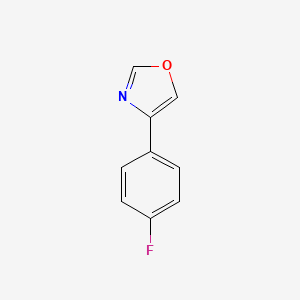 molecular formula C9H6FNO B1629012 4-(4-Fluorophenyl)oxazole CAS No. 620633-04-7