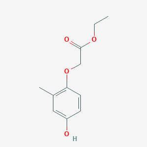molecular formula C11H14O4 B1629019 ethyl 2-(4-hydroxy-2-methylphenoxy)acetate CAS No. 403612-14-6