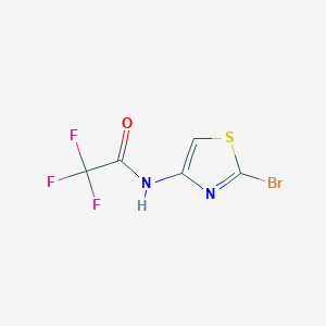 molecular formula C5H2BrF3N2OS B1629035 N-(2-bromothiazol-4-yl)-2,2,2-trifluoroacetamide CAS No. 59134-90-6