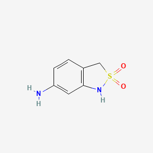 molecular formula C7H8N2O2S B1629042 6-Amino-1,3-dihydrobenzo[c]isothiazole 2,2-dioxide CAS No. 841476-52-6