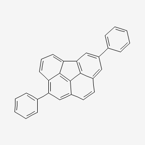 molecular formula C30H18 B1629045 2,7-Diphenylbenzo[ghi]fluoranthene CAS No. 210487-04-0