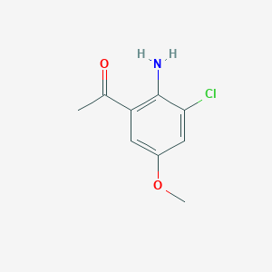 Ethanone, 1-(2-amino-3-chloro-5-methoxyphenyl)-
