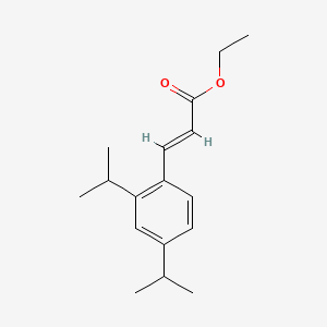 Ethyl 3-[2,4-bis(1-methylethyl)phenyl]acrylate