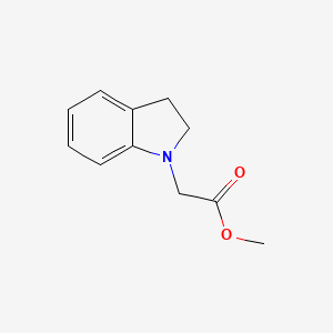 molecular formula C11H13NO2 B1629058 Methyl 2-(indolin-1-yl)acetate CAS No. 39597-68-7