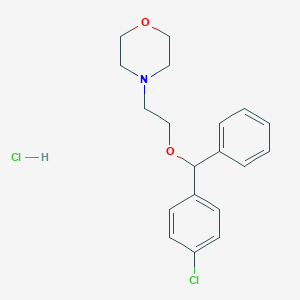 molecular formula C19H23Cl2NO2 B162906 Difencloxazine hydrochloride CAS No. 1798-49-8