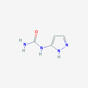 molecular formula C4H6N4O B1629067 1H-pyrazol-5-ylurea CAS No. 67803-87-6