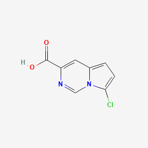 molecular formula C8H5ClN2O2 B1629070 7-Chloropyrrolo[1,2-c]pyrimidine-3-carboxylic acid CAS No. 752981-45-6