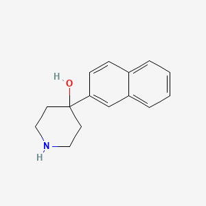 molecular formula C15H17NO B1629077 4-Hydroxy-4-(naphth-2-YL)piperidine CAS No. 200875-27-0