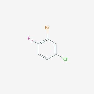 molecular formula C6H3BrClF B162908 2-Bromo-4-chloro-1-fluorobenzene CAS No. 1996-30-1