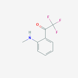 molecular formula C9H8F3NO B1629087 2,2,2-Trifluoro-1-(2-(methylamino)phenyl)ethanone CAS No. 202270-41-5