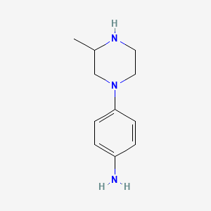 molecular formula C11H17N3 B1629088 4-(3-Methylpiperazin-1-YL)aniline CAS No. 219132-89-5