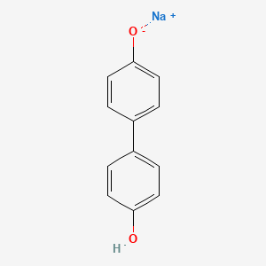 molecular formula C12H9NaO2 B1629094 Sodium 4-(4-hydroxyphenyl)phenolate CAS No. 54614-69-6