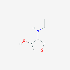 4-(Ethylamino)tetrahydrofuran-3-ol