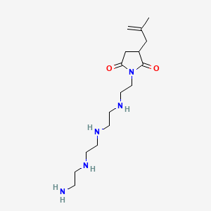 2,5-Pyrrolidinedione, 1-[2-[[2-[[2-[(2-aminoethyl)amino]ethyl]amino]ethyl]amino]ethyl]-, monopolyisobutenyl derivs.