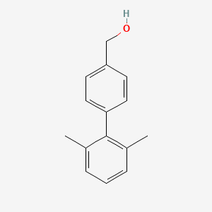 molecular formula C15H16O B1629116 4-(2,6-Dimethylphenyl)benzyl alcohol CAS No. 691905-02-9