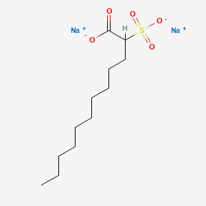 molecular formula C12H22Na2O5S B1629117 Disodium 2-sulfolaurate CAS No. 38841-48-4