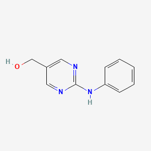 molecular formula C11H11N3O B1629119 (2-(Phenylamino)pyrimidin-5-yl)methanol CAS No. 864172-94-1