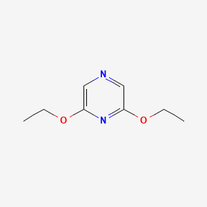 molecular formula C8H12N2O2 B1629122 2,6-二乙氧基吡嗪 CAS No. 33870-85-8